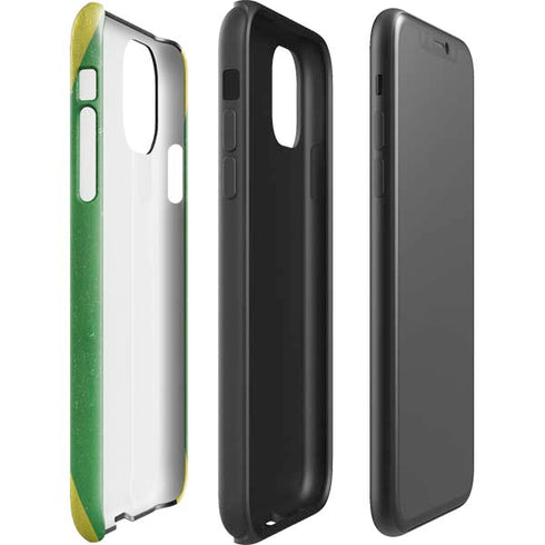 Jamaica Flag Distressed iPhone 11 Pro Max Impact Case